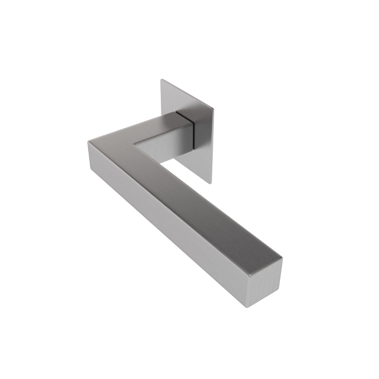 Sluitwerkpakketten met Deurkruk Squared 20 Flat RVS